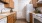 kitchen with wooden cabinets